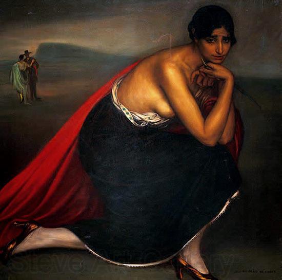 Julio Romero de Torres Los celos Spain oil painting art